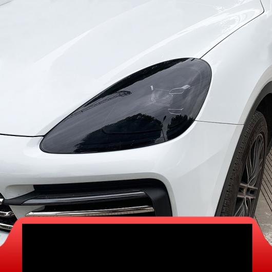 トランスペアレント ブラック TPU ヘッドライト 保護 フィルム 適用: ポルシェ カイエン 2015 2016 2015-2017 タイプ 1〜2018-2019 リア タイプ AL-FF-5251 AL Car parts
