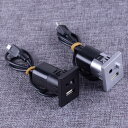 43cm プラスチック ミニ USB ダッシュ パネル インプット コネクション「 モジュール ポイント 3.5mm ブラック シルバー 適用: フォード フォーカス MP3 3.5mm ジャック ブラック・シルバー AL-FF-6393 AL Car parts