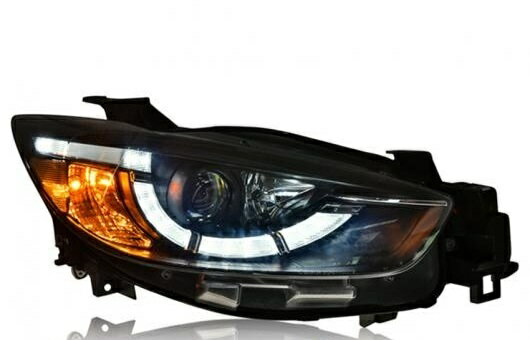 ヘッドライト 適用: マツダ CX-5 2013-2015 LED ヘッドランプ デイタイムランニングライト DRL バイキセノン HID 4300K〜8000K 35W・55W AL-HH-0102 AL Car parts