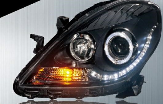 適用: 日産 サニー ヘッドライト 2011-2012 LED ヘッドランプ DRL プロジェクター H7 HID バイキセノン レンズ 4300K〜8000K 35W・55W AL-HH-0230 AL Car parts