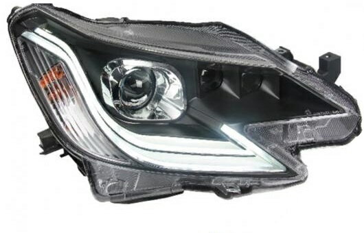 適用: トヨタ マーク X ヘッドライト 2013 LED ヘッドランプ DRL プロジェクター H7 HID バイキセノン レンズ 4300K〜8000K 35W・55W AL-HH-0259 AL Car parts