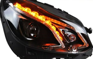 適用: メルセデスベンツ/MERCEDES BENZ ベンツ E200 E260 E300 ヘッドライト 2014-2015 W212 LED DRL レンズ ダブル ビーム H7 HID キセノン BI 4300K〜8000K 35W・55W AL-HH-0331 AL Car parts