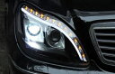 適用: メルセデスベンツ/MERCEDES BENZ S280 S320 S500 S600 ヘッドライト 1998-2001 W220 LED DRL BI キセノン レンズ ハイ ロー ビーム パーキング HID 4300K〜8000K 35W・55W AL-HH-0401 AL Car parts