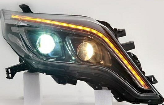 LED ヘッドランプ 適用: トヨタ プラド ヘッドライト 2013-2015 DRL H7 HID Q5 バイキセノン レンズ ロー ビーム 4300K〜8000K 35W・55W AL-HH-1206 AL Car parts