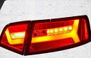適用: アウディ/AUDI A6L テールライト 2009-2012 LED テール ランプ リア DRL + ブレーキ パーク シグナル ライト レッド AL-HH-1243 AL Car parts(2)