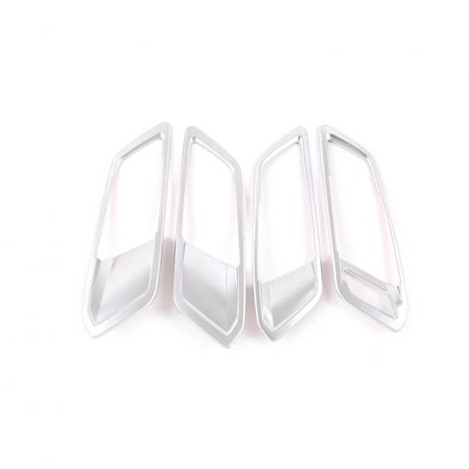 ABS クローム インテリア ドア ハンドル フレーム トリム 適用: BMW G20 G28 325 3シリーズ 2019 2020 左ハンドル車 4ピース シルバー AL-II-0182 AL Interior parts for cars