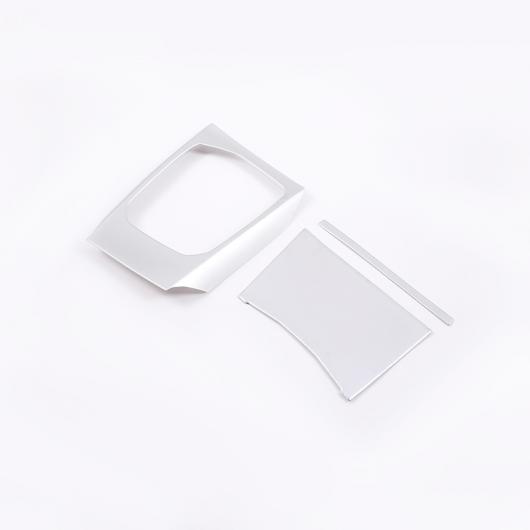 3個 BMW G20 G28 325 3シリーズ 2019 2020 ABS クローム センター コンソール ギア シフト 装飾 パネル カバー トリム 左ハンドル車 シルバー AL-II-0195 AL Interior parts for carsのサムネイル