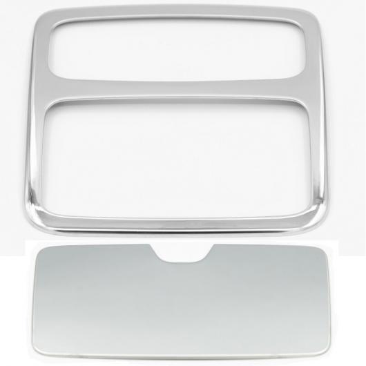 ステンレス スチール フロント リア シーリング ルーフ リード ライト ランプ トリム カバー フレーム 適用: トヨタ ランドクルーザー プラド J120 レクサス GX460 2ピース フロント AL-II-2481 AL Interior parts for cars