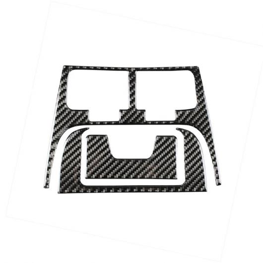 カーボンファイバー ステッカー 適用: レクサス IS250 300 350 2006 2012 リア エアコン 吹き出し口エアコン 吹き出し口 トリム カバー ステッカー ブラック AL-II-2548 AL Interior parts for cars