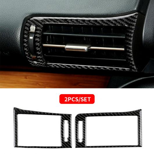 カーボンファイバー ダッシュボード エア サイド エアコン 吹き出し口 カバー ステッカー トリム フレーム 適用: レクサス IS250 IS300 IS350 IS200T 2013 2019 AL-II-2524 AL Interior parts for cars