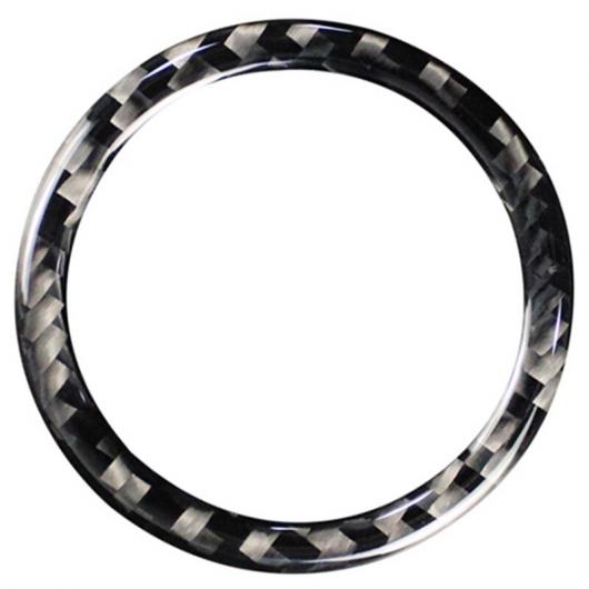 適用: レクサス IS250C 300 350C アクセサリー エンジン スタート ストップ イグニッション キー リング ステッカー カーボンファイバー サークル トリム 2006 2012 ブラック AL-II-2587 AL Interior parts for cars