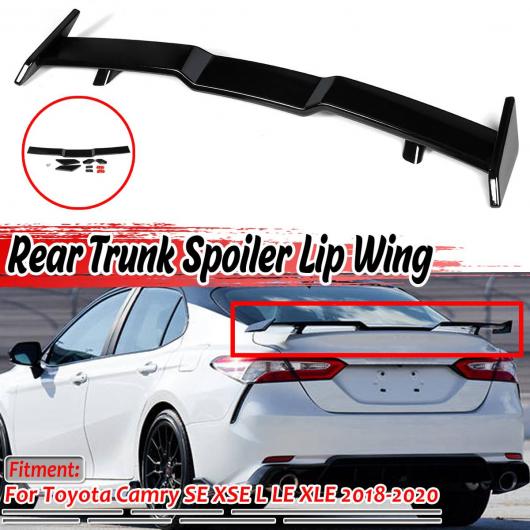 光沢 ブラック SEAGULL バージョン AIRCRAFT テール リア トランク スポイラー ウイング 適用: トヨタ カムリ ホンダ アコード 2018 2019 2020 AL-II-3600 AL Exterior parts for cars