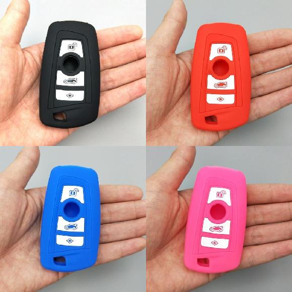 キーカバー 4ボタン キー 適用: BMW 520 525 F30 F10 F18 118i 320i 1 3 5 7シリーズ X3 X4 M3 M4 M5 E90 リモート 保護 シリコン カバー ケース ブラックA〜ローズ レッド AL-II-4564 AL key cover