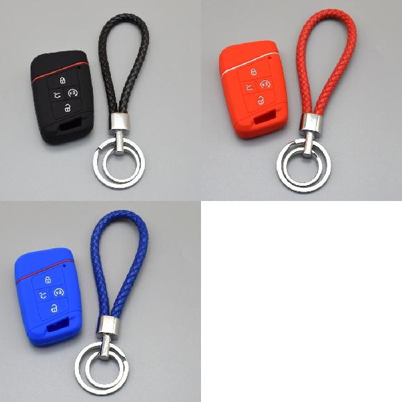 楽天オートパーツエージェンシーキーカバー キー シリコン カバー ケース セット ホルダー 適用: フォルクスワーゲン/VOLKSWAGEN VW マゴタン パサート B8 ゴルフ 7 ブラックセット〜ブルーセット AL-II-4601 AL key cover