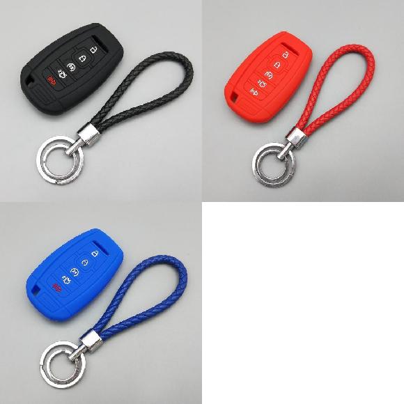 キーカバー キー 保護 シェル 適用: リンカーン/LINCOLN ナビゲーター MKC MKZ MKX MKT MKS 2017 2018 スマート キーレス 5ボタン リモート ブラックセット〜ブルーセット AL-II-4667 AL key cover