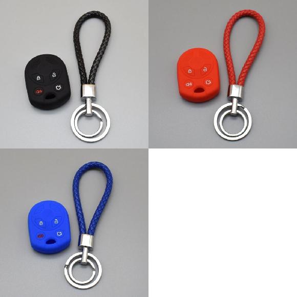 楽天オートパーツエージェンシーキーカバー シリコン キー ケース カバー 適用: フォード/FORD C MAX フォーカス エッジ エクスペディション エクスプローラー フレックス ブラックセット〜ブルーセット AL-II-4733 AL key cover