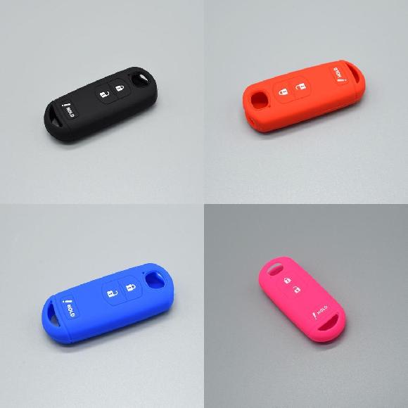 キーカバー シリコン キー ケース カバー キャップ セット 適用: MAZDA2 3 5 6 CX5 CX 5 M2 M3 M5 M6 GT 2015 2016 スマート リモート ラバー 保護 ブラック〜ローズ レッド AL-II-4735 AL key cover