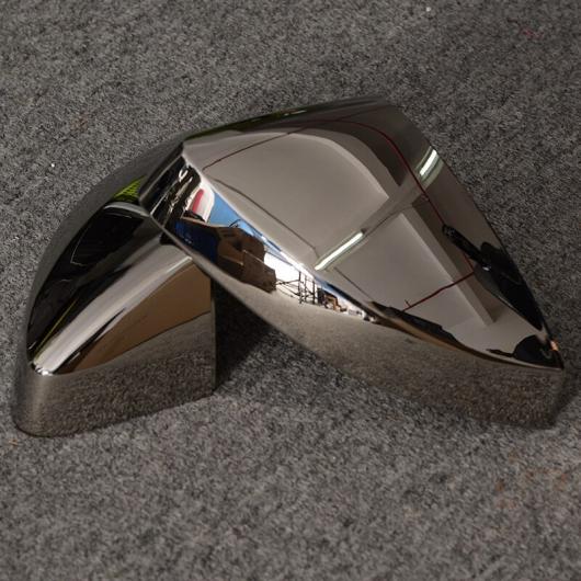 1ペア ブラック クローム バックミラー ミラー カバー キャップ アクセサリー 適用: アウディ/AUDI A3/S3/RS3 8V 2013 2014 2015 2016 2017 2018 AL-JJ-0137 AL Mirror cover