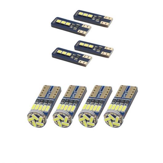 LED 車用 内装 ライト 適用: BMW E30 コンバーチブル ツーリング リア トランク グローブ ボックス バニティミラー ライト エラーフリー T10 8ピース ホワイト AL-JJ-2252 AL Interior parts for cars