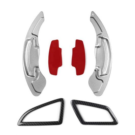 2ピース ダッシュボード 通気口 トリム ウィンド ステッカー & 2ピース シフト パドル ステアリング ホイール シフター パドル エクステンション AL-JJ-3414 AL Car parts