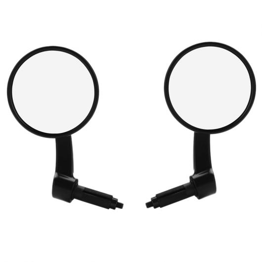 17mm 直径 ラウンド バイク リア ビュー ミラー ハンドル バー エンド カフェ レーサー 適用: スポーツ..