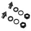 ブラック リア ガラス ストラット ハードウェア 90101-SR3-000 適用: 92-95 ホンダ シビック 3DR ハッチバック EG6 CRV アクセサリー ブラック AL-JJ-5476 AL Car parts