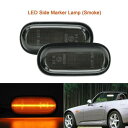 アンバー LED ライト LED サイド フェンダー マーカー ランプ 適用: ホンダ S2000 200-2009 S2K 33801 33851 S2A J02 023 クリア レンズ・スモーク レンズ AL-JJ-5855 AL Car parts(2)