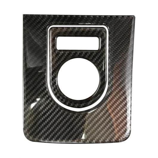 カーボンファイバー ギア シフト パネル トリム カバー デカール フレーム 適用: XF XE XJ F-ペース F-..