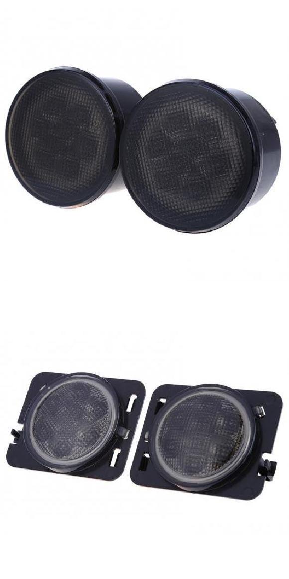 8 LED SMD ライト フロント フェンダー フレア ウインカー ライト 適用: ジープ/JEEP ラングラー JK 2007-2015 LED ラウンド シグナル ライト・マトリックス シグナル ライト AL-KK-2524 AL Car parts(2)