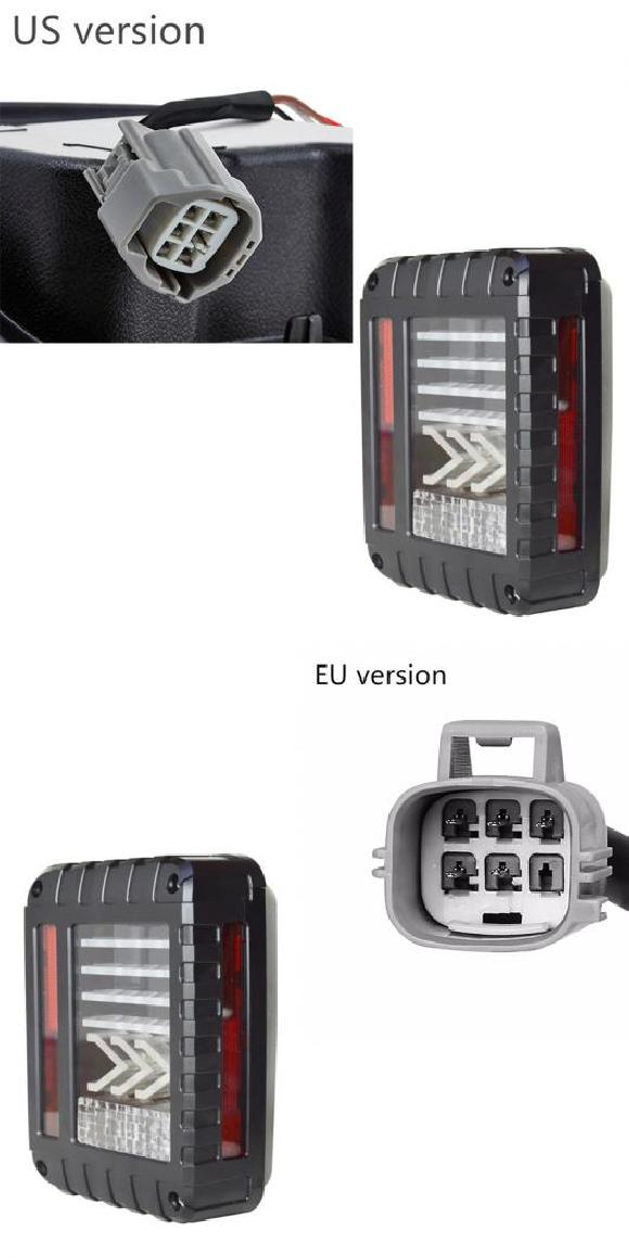 適用: ジープ/JEEP ラングラー JK 2007~2016 インストール US＆EU バージョン LED テール ライト アセンブリ ターンシグナルランプ＆リバース US バージョン・EU バージョン AL-KK-2548 AL Car parts