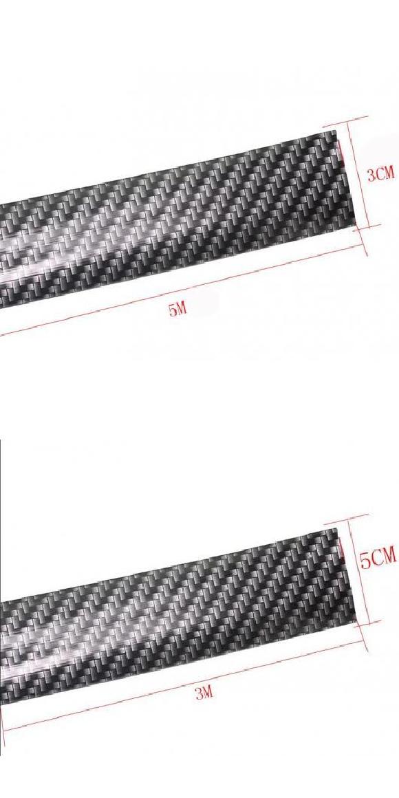 3M ユニバーサル ドア シル スカッフ ペダル 保護 ステッカー カーボンファイバー調 ガード ボディ リア バンパー プロテクター トリム 3m 5cm・5m 3cm AL-KK-3903 AL Exterior parts for cars