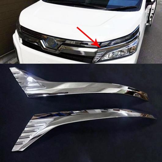 ヘッド ライト フロント ランプ アイブロー アイリッド カバー ストリップ トリム インテリア ステッカ..