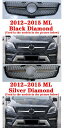 ミドル グリル 適用: メルセデスベンツ Mクラス ML W164 W166 ABS プラスチック GT フロント グリル バーチカル バー 2006-2015 スタイル 7・スタイル 8 AL-KK-4371 AL