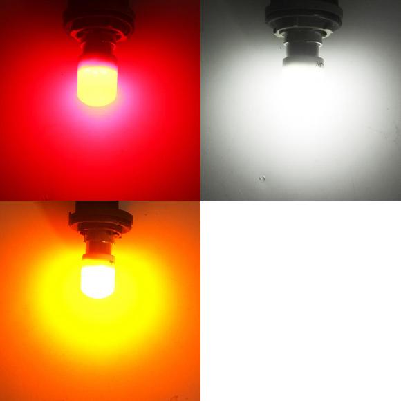 2ピース セラミック 12V 24V 1156 BA15S P21W LED バルブ 適用: リバース ライト DRL G18 R10W トラッ..