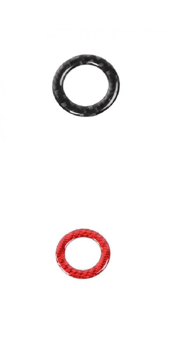 スタート ストップ ボタン ノブ スイッチ 適用: ダッジ・ラム 2010+チャージャー 2010+チャレンジャー 2010+インテリア アクセサリー リアル カーボンファイバー ブラックカーボン・レッドカーボン AL-KK-7090 AL Car supplies