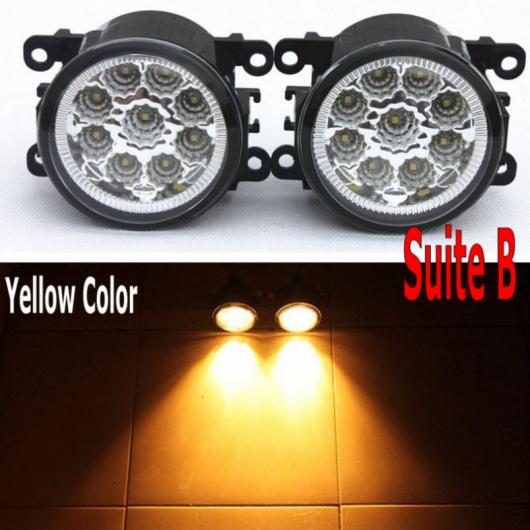 適用: ジャガー/JAGUAR S-タイプ X200 2003 2004 2005 2006 2007 2008 9LED フォグライト ランプ H11 H8 12V ハロゲン フォグライト DRL タイプB AL-KK-7556 AL Light lamp for car