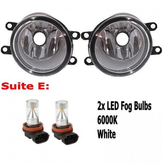 適用: トヨタ カムリ SE 2011-9LED チップ LED フォグ ヘッド ランプ H11 H8 12V 55W ハロゲン フォグライト タイプE AL-KK-7688 AL Light lamp for car