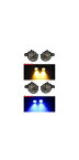 適用: ルノー/RENAULT ヴェルサティス 2001-2009 9LED フォグライト H11 H8 12V 55W ハロゲン LED フォグ ヘッド ランプ タイプB・タイプC AL-KK-7786 AL Light lamp for car