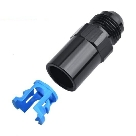 アルミニウム AN8 EFI アダプタ 3/8 メス AN8 オス SAE ストレート クイック-ディスコネクト メス プッシュオン EFI フィッティング コネクタ AL-LL-0876 AL Car parts(2)