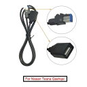 1ピース オーディオ 4PIN USB ケーブル アダプタ メス USB コネクタ 適用: 日産 ティアナ キャシュカイ 2012 AL-LL-7155 AL Car parts