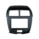 2DIN ラジオ パネル フレーム 適用: 三菱 ASX シトロエン/CITROEN C4 エアクロス プジョー/PEUGEOT 4008 プレート ダッシュ マウント トリム AL-LL-7364 AL Interior parts for cars(2)