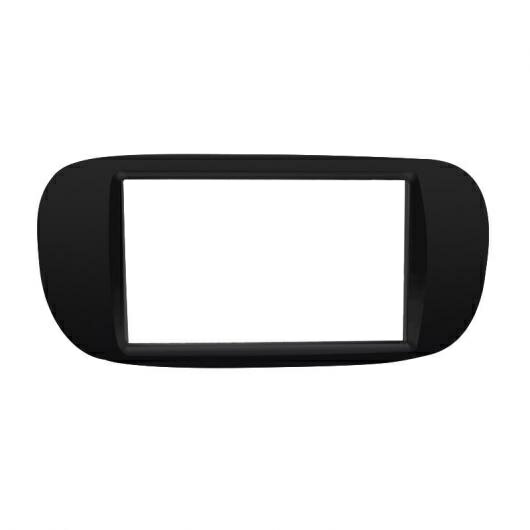 ラジオ オーディオ 2DIN パネル フレーム 適用: フィアット/FIAT 500 2007-2015 ステレオ フェイス プレート ダッシュ トリム キット AL-LL-7372 AL Interior parts for cars