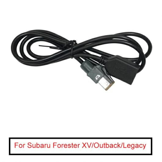 10ピース オーディオ メス USB AUX-IN ケーブル アダプタ 4PIN コネクタ 適用: スバル フォレスター XV/アウトバック/レガシィ AL-LL-7558 AL Car parts