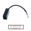 1ピース ラジオ オーディオ 4PIN コネクタ USB インプット ワイヤー アダプタ 適用: ホンダ CRV シティ 三菱 ASX USB ケーブル AL-LL-7824 AL Car parts