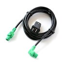ラジオ USB AUX-IN ケーブル プラグ USB ソケット 適用: BMW 1/2/3/5/7シリーズ オーディオ ワイヤー ハーネス AUX ケーブル アダプタ AL-LL-8033 AL Car parts