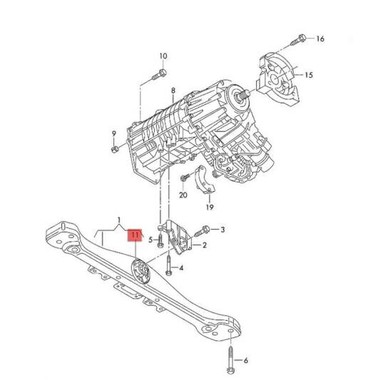 エンジン ギアボックス マウント 適用: アウディ/AUDI Q7 フォルクスワーゲン/VOLKSWAGEN トゥアレグ 7L0399249B ギアボックス ラバー ピアー 3.6L RT BHK 7L0399249B AL-MM-1021 AL Car parts