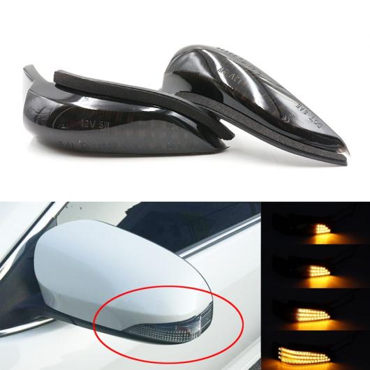 2ピース アンバー シーケンシャル ウインカー サイド ミラー インジケーター ターンシグナルライト ランプ バルブ 適用: トヨタ カムリ カローラ ヤリス ヴィッツ ヴェンザ AL-MM-2270 AL Car light