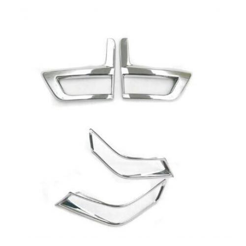 適用: 日産 X-トレイル ローグ T32 2017-2019 ABS クローム フロント リア フォグライト ランプ カバー フォグライト トリム ベゼル モールディング スタイリング フロント リア 4ピース AL-MM-2601 AL Exterior parts for cars