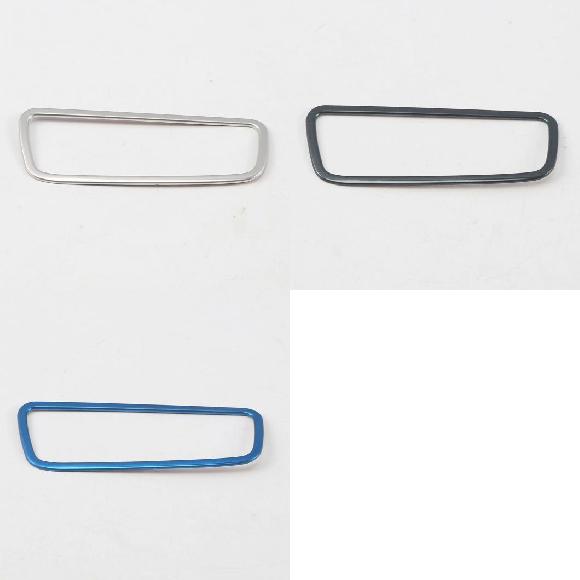 適用: ヒュンダイ/現代/HYUNDAI コナ エンシノ カウアイ 2018 2019 2020 ヘッドライト スイッチ ボタン カバー トリム インテリア 装飾 スチール シルバー〜スチール ブルー AL-MM-3007 AL Interior parts for cars