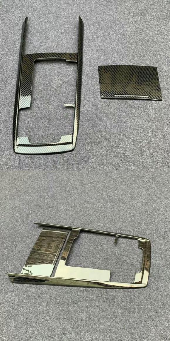 適用: マツダ CX-30 CX30 2020 2021 ステンレス スチール ブラック コンソール ギア パネル フレーム スチール カーボンファイバー R・スチール ブラック 右ハンドル用 AL-MM-3445 AL Interior parts for cars